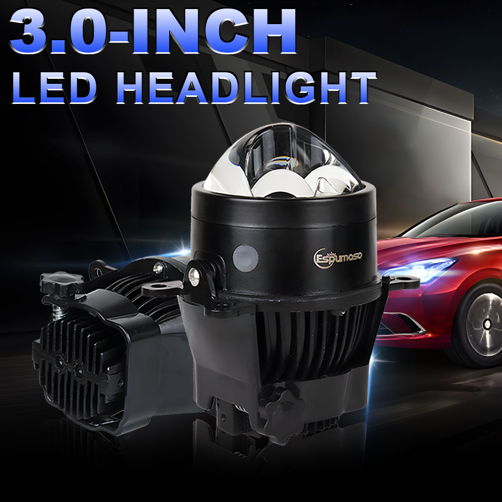 Headlight Aiming Tool - 12V 24V 3Inch Bi-led Fog Lights