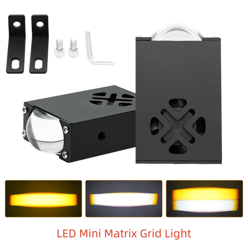 Headlight Aiming Tool - Car Grille Lights with Hidden Mini