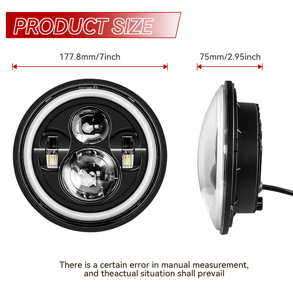 7 Inch Motorcycle LED Headligh - огляд і ціна Headlight Aiming Tool