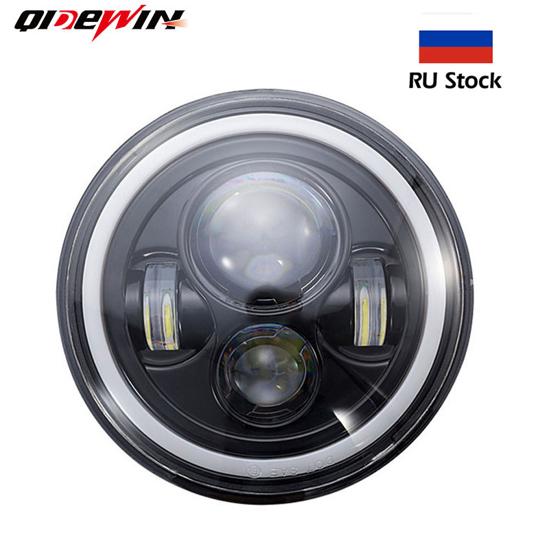 7Inch LED Headlight White Halo - огляд і ціна Headlight Aiming Tool