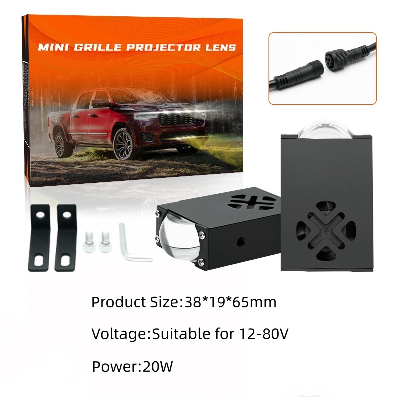 Car Grille Lights with Hidden  - огляд і ціна Headlight Aiming Tool